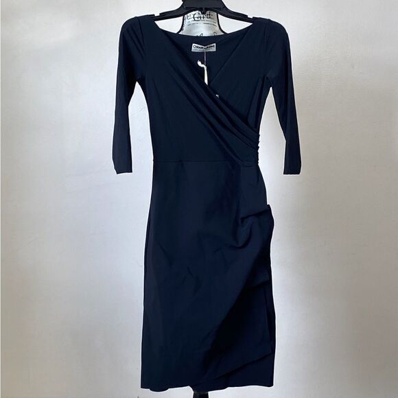 Chiara Boni La Petite Robe Florian Side Ruffle Dress size 6 - Picture 4 of 11